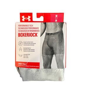 Under Armour Men's Essential Tech Boxer Jock Underwear Medium /6 Inch Avy